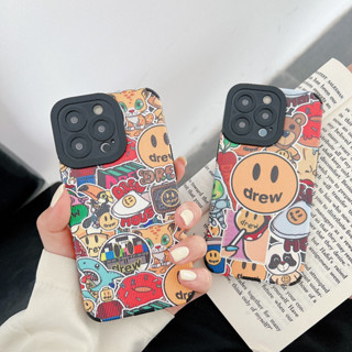 เคสโทรศัพท์มือถือ กันกระแทก ลายหน้ายิ้มน่ารัก สําหรับ Samsung A32 4G A32 LITE A01 4G A03S A11 A12 A21SA50 A50S 30S A51