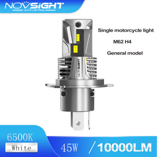 Novsight M62 H4 หลอดไฟหน้ารถจักรยานยนต์ LED 45W 10000LM A PIECE ขนาดเล็ก