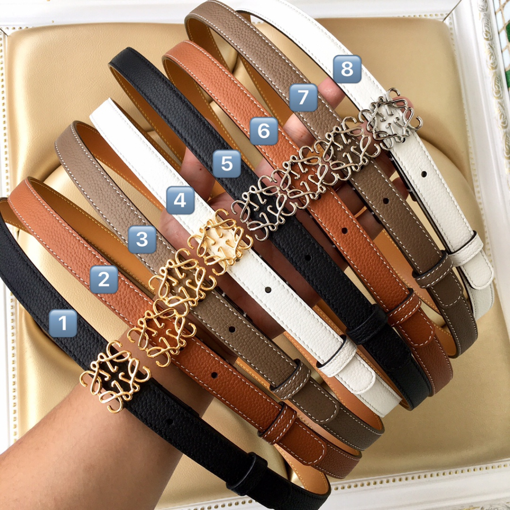 พร้อมส่ง ใหม่ล่าสุด เข็มขัดแฟชั่น หลากสี หรูหรา 20 มม. สําหรับผู้หญิง