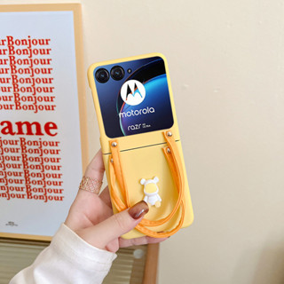 เคสโทรศัพท์มือถือ PC แบบแข็ง ป้องกัน ลายการ์ตูนน่ารัก แบบพกพา สําหรับ Motorola MOTO Razr 40 Ultra