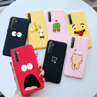 เคสโทรศัพท์มือถือ ซิลิโคนนิ่ม TPU ลายการ์ตูนกระบองเพชร แมวน่ารัก สีแคนดี้ สําหรับ Realme XT Realme X2 RealmeXT RealmeX2