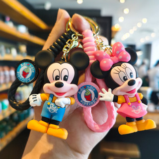 พวงกุญแจ จี้ตุ๊กตาการ์ตูนมิกกี้ มินนี่เมาส์ โดนัลด์ดั๊ก แบบส…