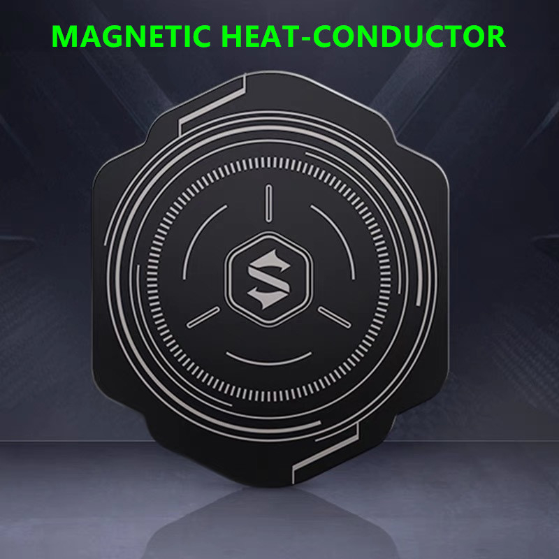 แผ่นแม่เหล็กนําความร้อน รูปฉลาม สีดํา สําหรับทําความเย็น MAGNETIC HEAT-CONDUCTOR