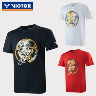 Victor Badminton Jersey 2023 ใหม่ เสื้อยืดลําลอง แขนสั้น ระบายอากาศ แห้งเร็ว สําหรับผู้ชาย และผู้หญิง เหมาะกับการเล่นแบดมินตัน เทรนนิ่ง