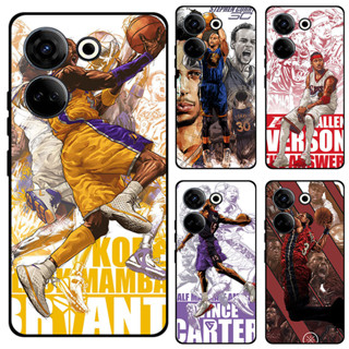 เคส Tecno Camon 20 Camon20 Pro 4G 5G Case การ์ตูน Basketball Star Soft TPU เคสซิลิโคน โทรศัพท์มือถือ เคส