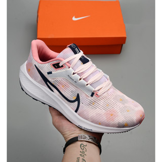 Unisex Air Zoom Pegasus 40 cherry blossom รองเท้าผ้าใบลําลอง พื้นนิ่ม ผ้าตาข่าย ระบายอากาศ ใส่สบาย เหมาะกับการวิ่ง เล่นกีฬา สําหรับผู้ชาย ผู้หญิง 2023