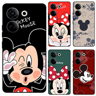 เคส Tecno Camon 20 Camon20 Pro 4G 5G Case การ์ตูน Mickey Minnie Soft TPU เคสซิลิโคน โทรศัพท์มือถือ เคส