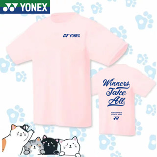 Yonex เสื้อยืดเทนนิส แบดมินตัน แห้งเร็ว สําหรับผู้ชาย ผู้หญิง เหมาะกับการวิ่ง เทนนิส เทนนิส