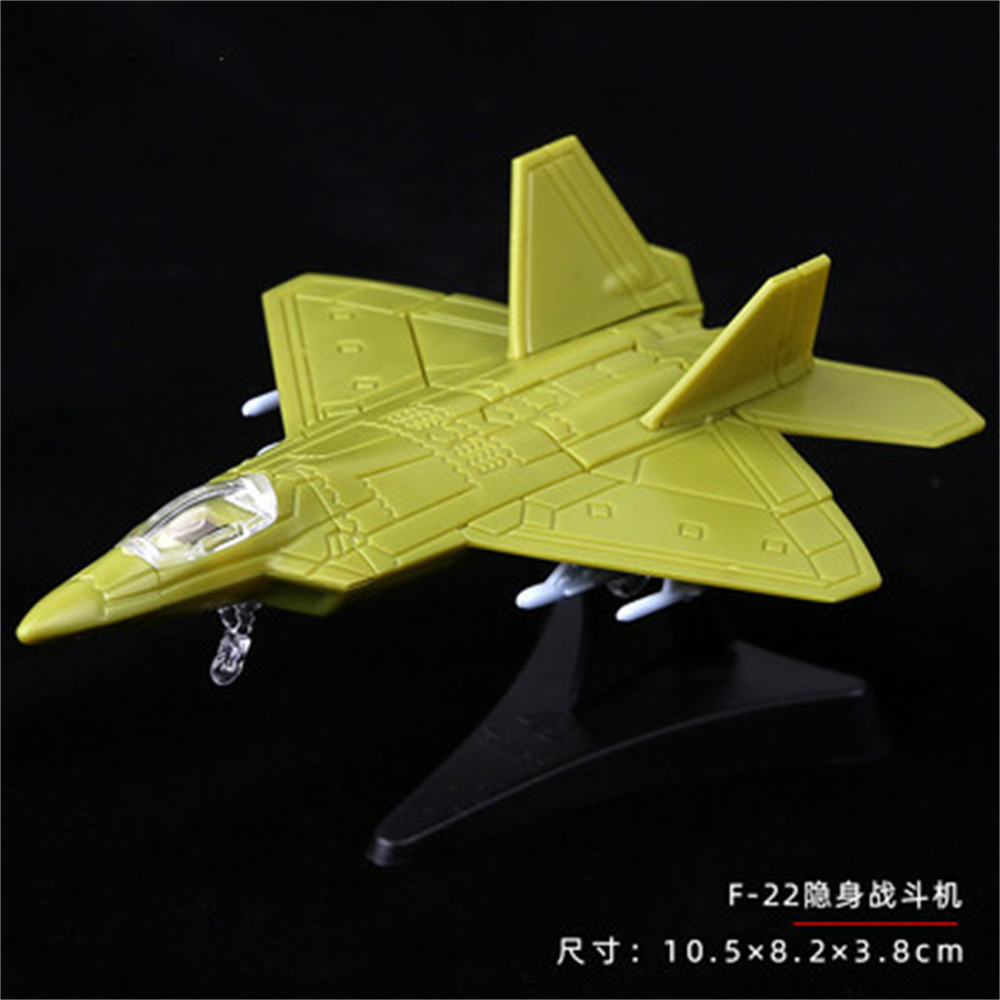 1/152 Scale F-22 Fighter Raptor ประกอบมินิทหารพลาสติกรุ่นปริศนาของเล่นเครื่องบินคอลเลกชันฉาก Sandpan เกม