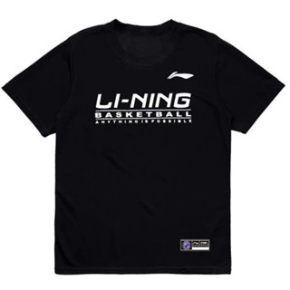 LI NING ใหม่ เสื้อยืดลําลอง แขนสั้น คอกลม แบบแห้งเร็ว สไตล์จีน แฟชั่นฤดูร้อน 2023