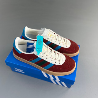 Shukyu x E-WAX x AD Handball Spezial "Brown" Athlete Series รองเท้าสเก็ตบอร์ดลําลอง ข้อสั้น เข้ากับทุกการแต่งกาย สไตล์เรโทร สําหรับผู้ชาย และผู้หญิง