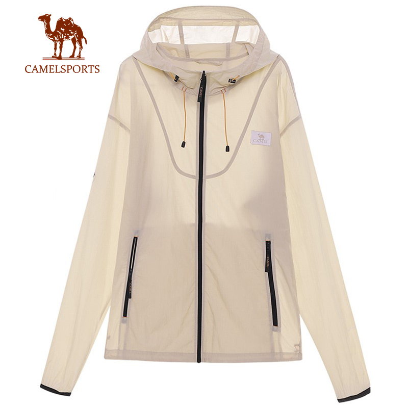 CAMEL SPORTS เสื้อแจ็กเก็ต มีฮู้ด กันลม ระบายอากาศ แห้งเร็ว สําหรับผู้หญิง ผู้ชาย ตกปลา ล่าสัตว์
