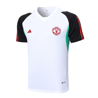 เสื้อกีฬาแขนสั้น ลายทีมชาติฟุตบอล Manchester United 2023-24 ชุดเหย้า