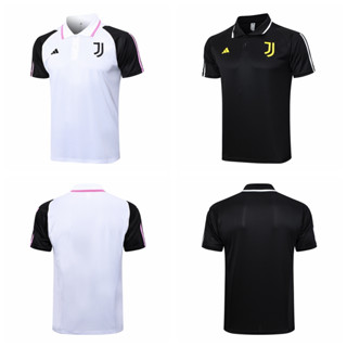 เสื้อโปโลแขนสั้น ลายทีมชาติฟุตบอล Juventus 2023-24 ชุดเหย้า