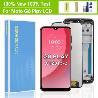 หน้าจอแสดงผลสัมผัสดิจิทัล LCD สําหรับ Motorola Moto G8 XT2045 G8 Play XT2015 G8 Plus XT2019