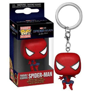 Funko Pop! Spider-man Gwen Stacy Peter Parker Miles Morales พวงกุญแจ Action Figure พวงกุญแจของเล ่ นตุ ๊ กตา