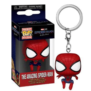 Funko Pop! Spider-man Gwen Stacy Peter Parker Miles Morales พวงกุญแจ Action Figure พวงกุญแจของเล ่ นตุ ๊ กตา