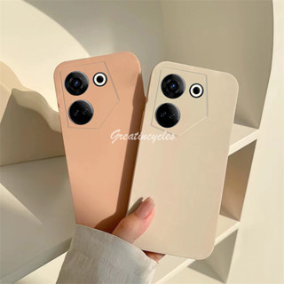 พร้อมส่ง เคสโทรศัพท์มือถือ ซิลิโคนนิ่ม TPU กันรอยกล้อง สีสดใส สําหรับ Tecno Camon 20 Pro 4G CK7N Camon 20 Pro 5G CK8N