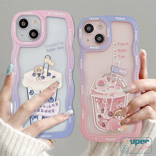 เคสโทรศัพท์มือถือแบบนิ่ม ลายชานมสด สําหรับ Samsung A14 A04s A12 A13 A54 A34 A04 A03s A32 A53 A03 A23 A22 A33 A21s A31 A20s A52 A04E A51 A50 A02s A50s A30s A20 A30 A11 A52s