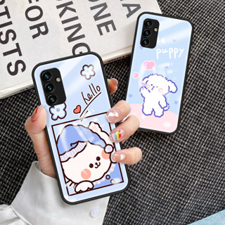 เคสโทรศัพท์มือถือกระจกนิรภัย TPU แบบนิ่ม ขอบแข็ง กันกระแทก สําหรับ Samsung Galaxy A14 5G A14 5G