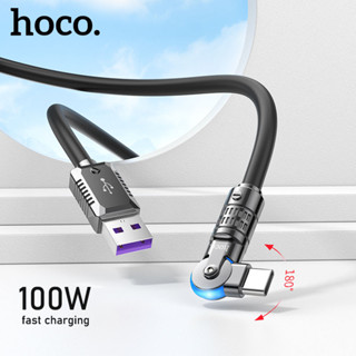Hoco U118 สายชาร์จ USB C เป็น USB C Type C 5A TypeC 100W สําหรับ Samsung Xiaomi12 POCO Honor