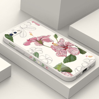 เคสโทรศัพท์มือถือ ซิลิโคน ป้องกัน ลายดอกไม้ สําหรับ OPPO F9 F17 F19 Pro