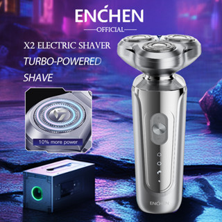 Enchen X2 IPX7 เครื่องโกนหนวดเครา แบบแม่เหล็ก กันน้ํา Type-C ชาร์จไฟได้