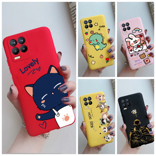 เคส Realme 8 / Realme 8 Pro แฟชั่นน่ารัก การ์ตูน ทาสี เคสซิลิโคนนิ่ม สําหรับ Realme 8 / Realme 8 Pro