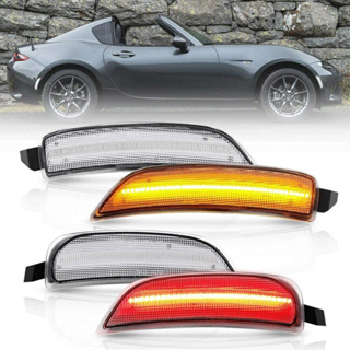 ไฟเลี้ยว LED ด้านหน้า และด้านหลัง สําหรับ Mazda Miata MX-5 2016-2022 OEM NA1J-51-5F0B NA1J-51-5E0B NA1J-51-5J0C