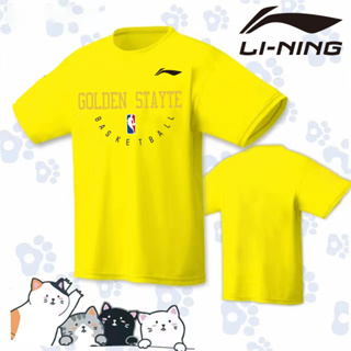 Li Ning เสื้อยืดลําลอง แขนสั้น ระบายอากาศ แห้งเร็ว สําหรับผู้ชาย และผู้หญิง เหมาะกับการเล่นกีฬาแบดมินตัน