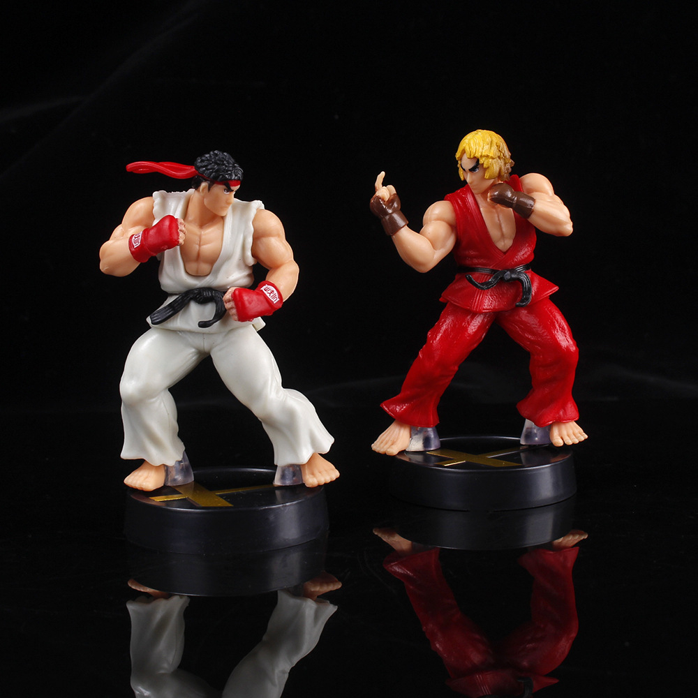 1 ชิ้น 10 ซม.ญี่ปุ่นต่อสู้เทคโนโลยีเกมอะนิเมะรูป Hoshi Ryu Ken Master SF PVC Action Figures ของเล่นเด็กของขวัญ
