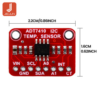 Adt7410 บอร์ดอะแดปเตอร์เซนเซอร์อุณหภูมิ I2C ความแม่นยําสูง