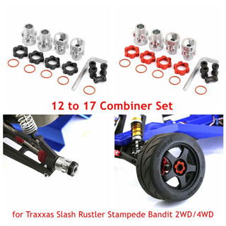 อุปกรณ์เสริมรถบังคับวิทยุ 12 ถึง 17 มม. สําหรับ Traxxas Slash Rustler Stampede Bandit 2WD 4WD