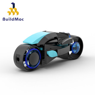 Buildmoc Tron: Legacy บล็อคตัวต่อ รูปรถจักรยาน E755 ของเล่นเสริมการเรียนรู้ สําหรับเด็ก และผู้ใหญ่ 60 ชิ้น