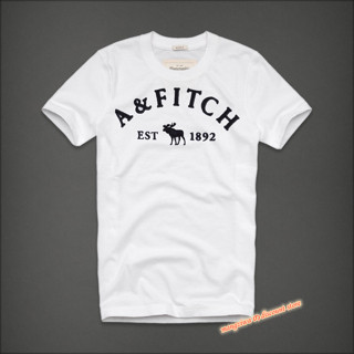 เสื้อยืดแขนสั้น พิมพ์ลาย Abercrombie &amp; Fitch แฟชั่นสําหรับผู้ชาย