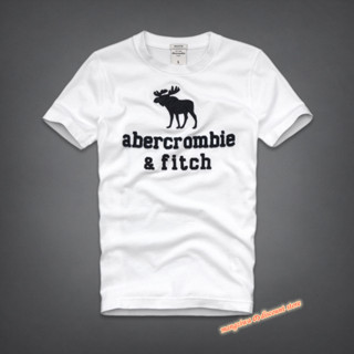 เสื้อยืดแขนสั้น พิมพ์ลาย Abercrombie &amp; Fitch แฟชั่นสําหรับผู้ชาย