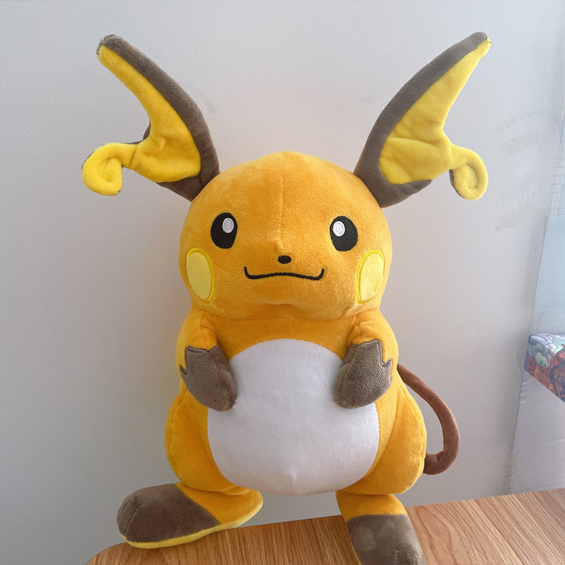 หมอนตุ๊กตานุ่ม รูปการ์ตูนโปเกม่อน Raichu Pikachu ขนาด 30 ซม. เหมาะกับของขวัญวันเกิด สําหรับตกแต่งโซฟา ห้องนอนเด็ก