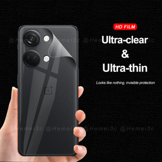 สําหรับ OnePlus Nord 3 5G ด้านหลัง HD / เคลือบด้าน ครอบคลุมเต็มรูปแบบ นิ่ม TPU ป้องกันหน้าจอ