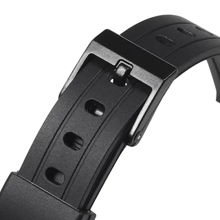 สายนาฬิกาสําหรับ Casio F91W A168 A158 AE1200 สายเรซินพร้อมหมุดสีดํา