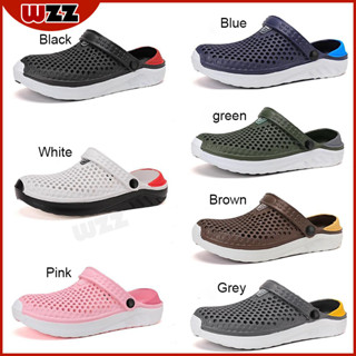 READY STOCK WZZ Men Hollow out Sandals Summer Hole Shoes รองเท้าแตะแบบสวม แฟชั่น สำหรับทุกเพศ ไซซ์ 36-45