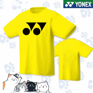 Yonex เสื้อยืดแขนสั้น แบบแห้งเร็ว เหมาะกับการแข่งแบดมินตัน เทนนิส สําหรับผู้ชาย และผู้หญิง