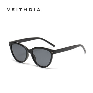 Veithdia ใหม่ แว่นตากันแดดแฟชั่น ทรงตาแมว สไตล์มินิมอล เรโทร สําหรับทุกเพศ S23053