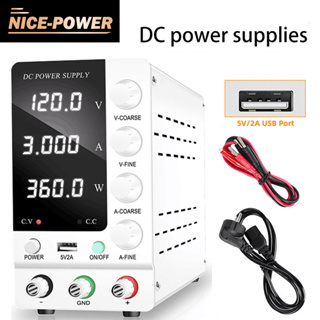 Nice-power อุปกรณ์แปลงพาวเวอร์ซัพพลาย 30V 10A จอแสดงผลดิจิทัล DC