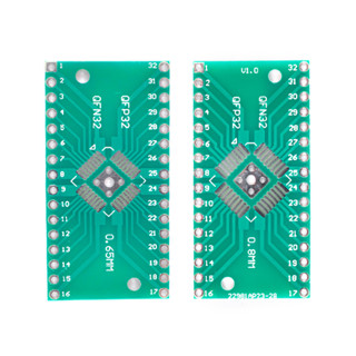 บอร์ดอะแดปเตอร์ QFP32 เป็น DIP32 TQFP LQFP EQFP 0.8 มม. 10 ชิ้น