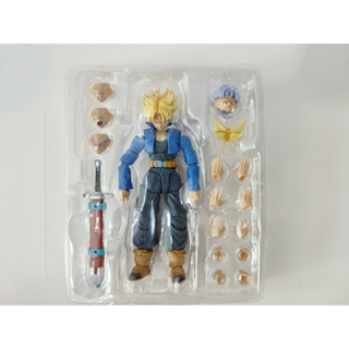 ฟิกเกอร์ PVC อนิเมะ Dragon Ball Z SHF Trunks Super Saiyan 2 ของเล่นสําหรับเด็ก