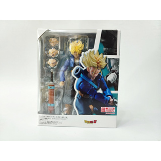 กล่องฟิกเกอร์ PVC อนิเมะ Dragon Ball Z SHF Trunks Super Saiyan 2 ของเล่นสําหรับเด็ก