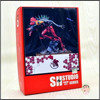 SH STUDIO EVANGELION EVA Production Model - 02 Resin Full Garage Kit