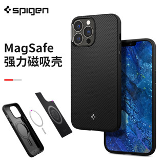 【 Spigen 】ใหม่ เคสโทรศัพท์มือถือ ซิลิโคนนิ่ม กันกระแทก น้ําหนักเบา พร้อมแม่เหล็ก สําหรับ IPHONE 14 13 12 PRO MAX 13 ProMax 15 PRO MAX