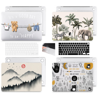 เคส พิมพ์ลาย 3D เนื้อแมตต์ สําหรับ MacBook case Air 15 A2941 M2 2023 2022 M2 13.6 A2681 M1 A2337 A2179 2020 Pro 13.3 นิ้ว A2338 A2251 A2289 Pro 14 15 16 2021 A2442