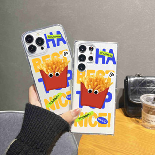 เคสโทรศัพท์มือถือ แบบใส ลายแฮมเบอร์ก ฟรายส์ สําหรับ หัวเว่ย P50 PRO P40 P30 P20 PRO MATE 40 30 20 PRO NOVA Y70 Y61 10 PRO 10SE 9 PRO 9SE 8 PRO 8SE 8I 7 PRO 7SE 6 6SE 5 PRO 5I 4 4e 3 3I 3E 2S P20 P30